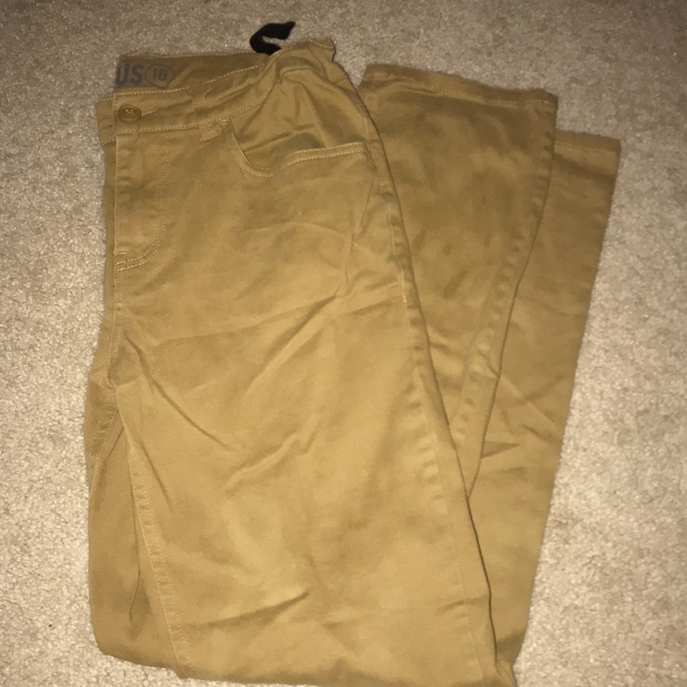 A pair of boys khaki pants